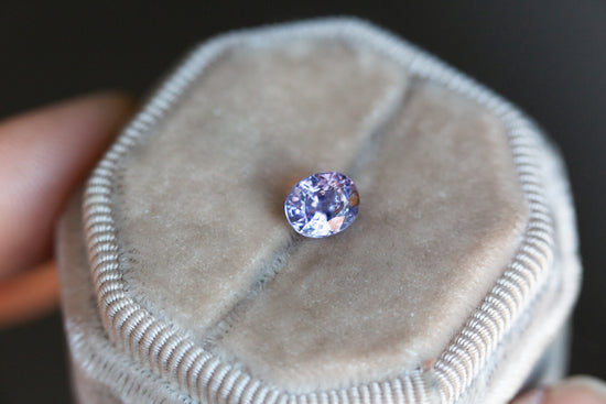 1.41ct oval purple lavender umba sapphire