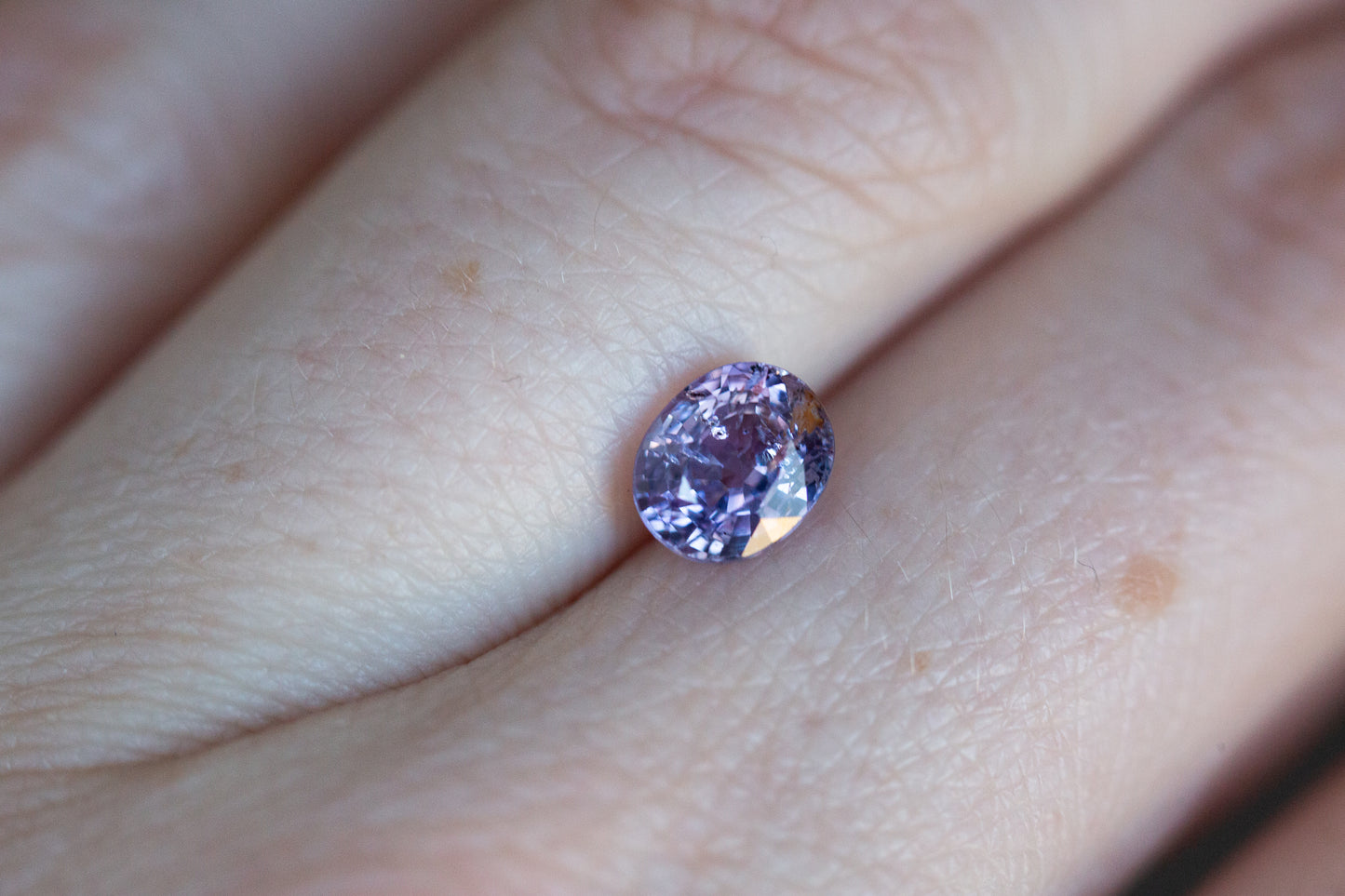 1.41ct oval purple lavender umba sapphire