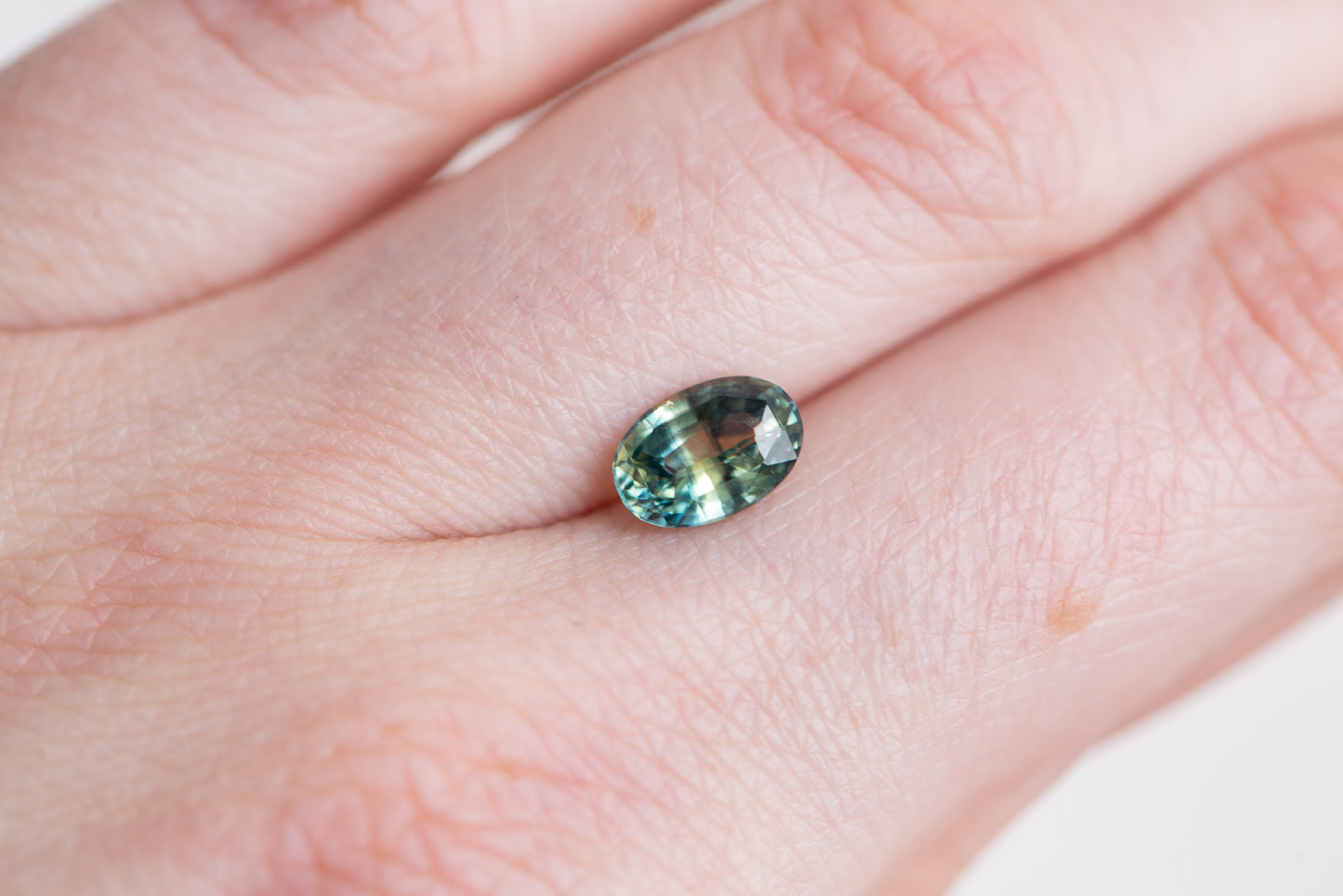 1.76ct green teal Australian sapphire