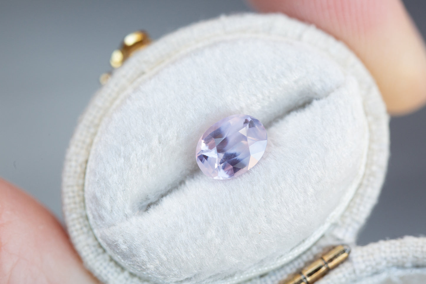 1.23ct oval opalescent pink sapphire