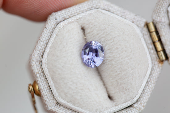 .9ct oval violet lavender sapphire