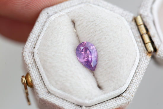 .84ct pear opalescent purple pink sapphire