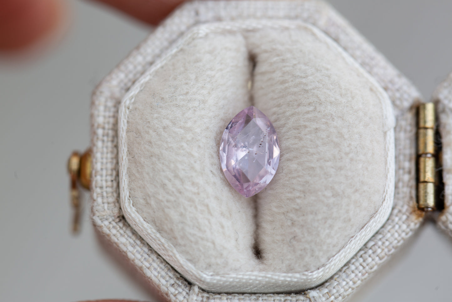 1.13ct marquise opaque lighter pink sapphire