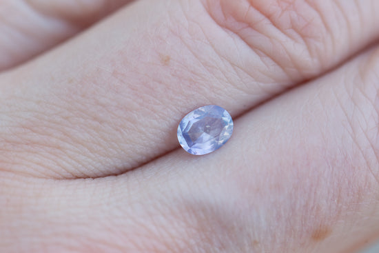 .64ct oval opalescent lavender sapphire