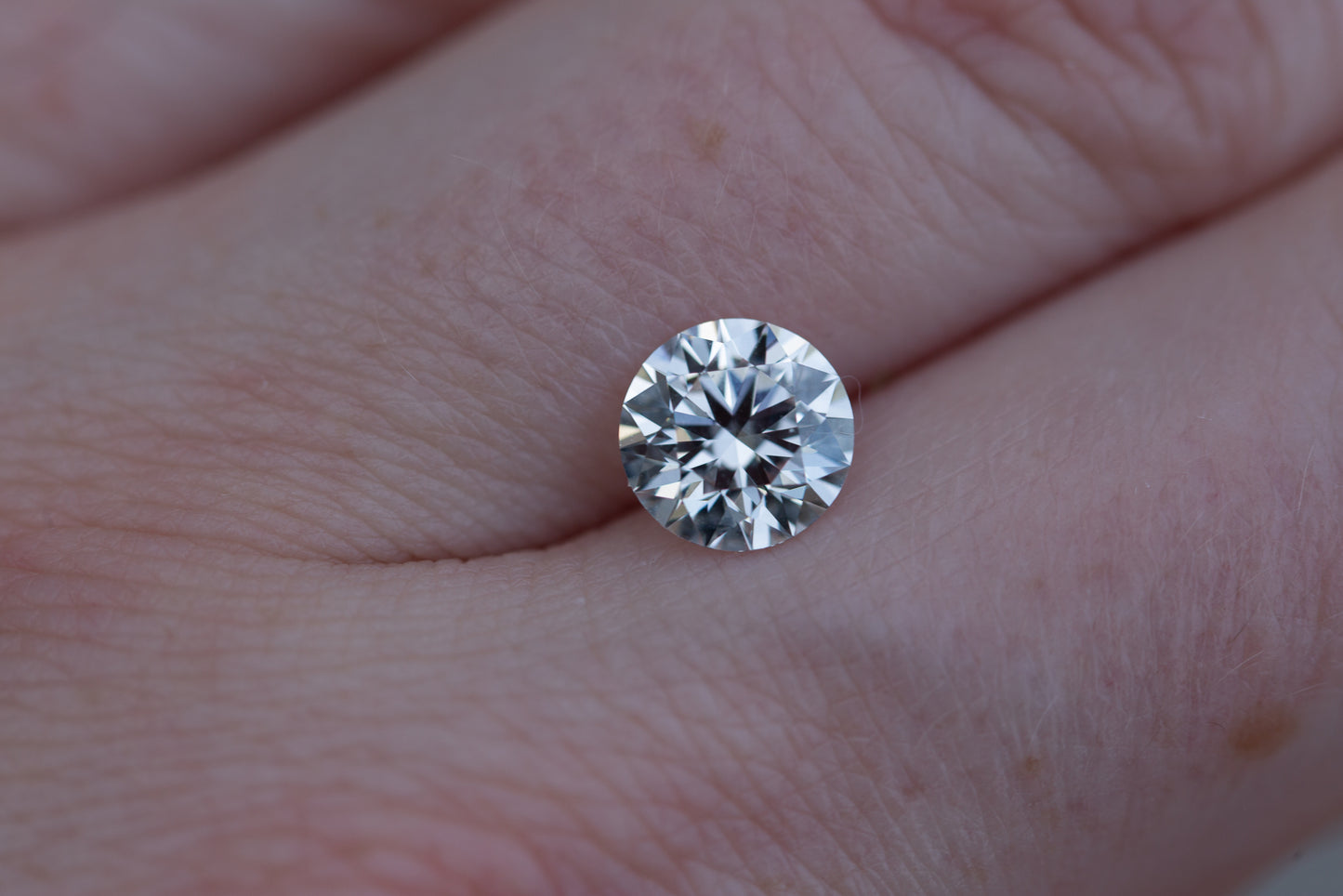 1.51ct round lab diamond, E/VS1