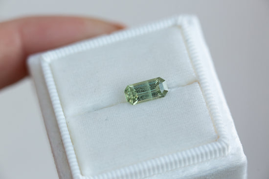 1.5ct light green Sri Lankan sapphire