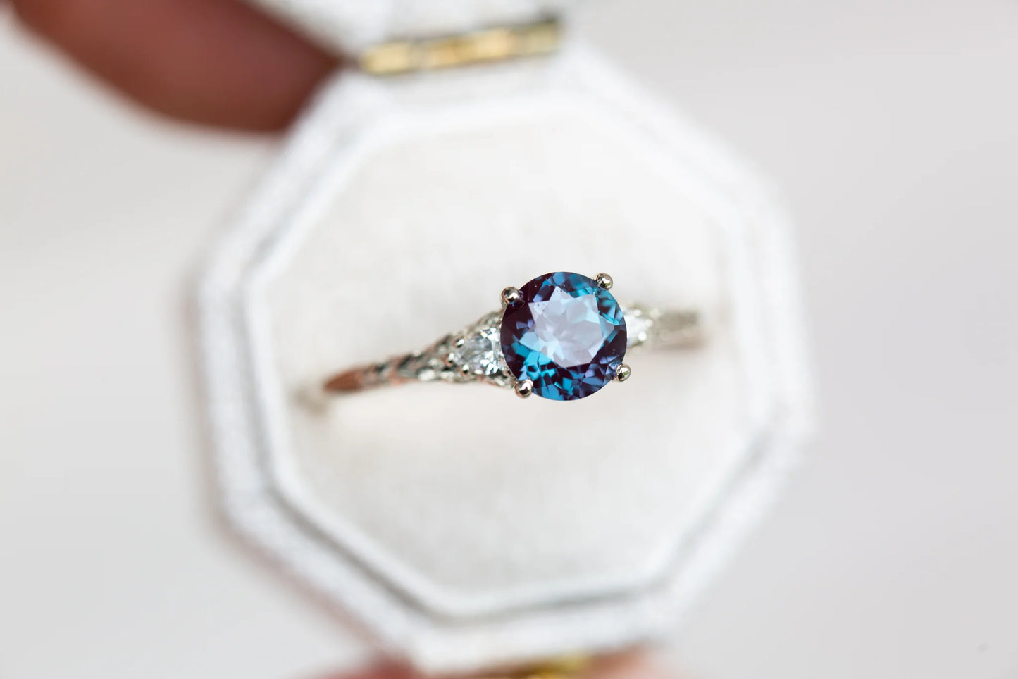 Customize your own Aspen with 6mm round center stone