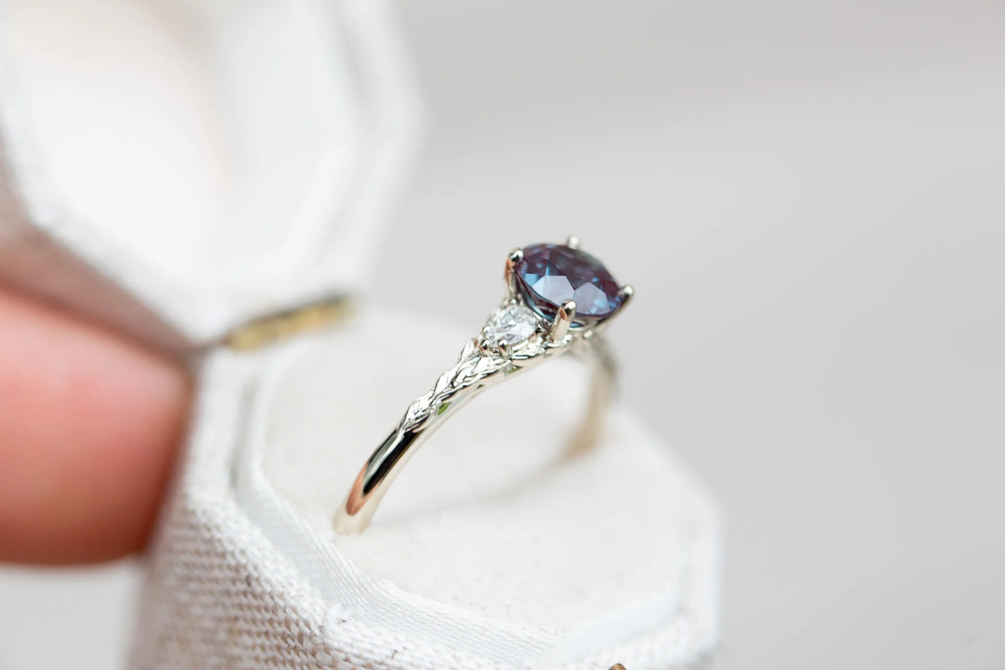 Customize your own Aspen with 6mm round center stone