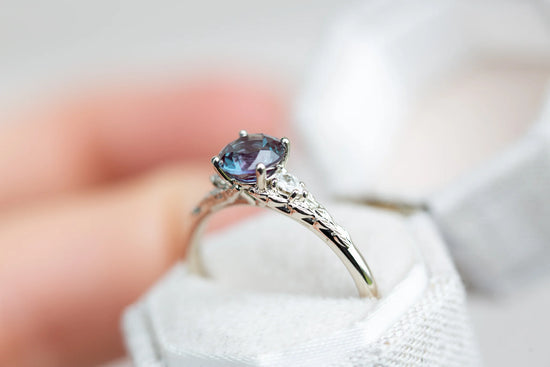 Customize your own Aspen with 6mm round center stone