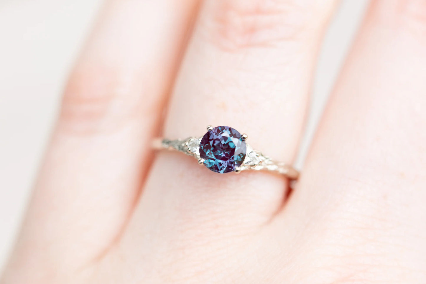 Customize your own Aspen with 6mm round center stone