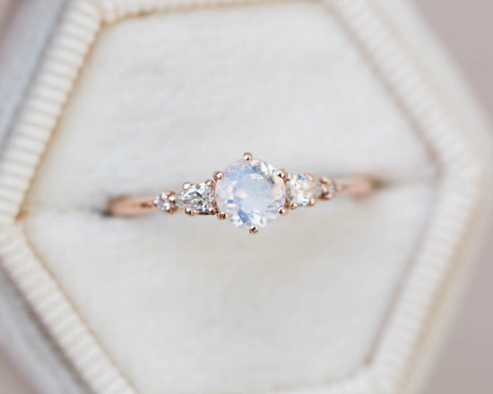 Moonstone and diamond Clearance
