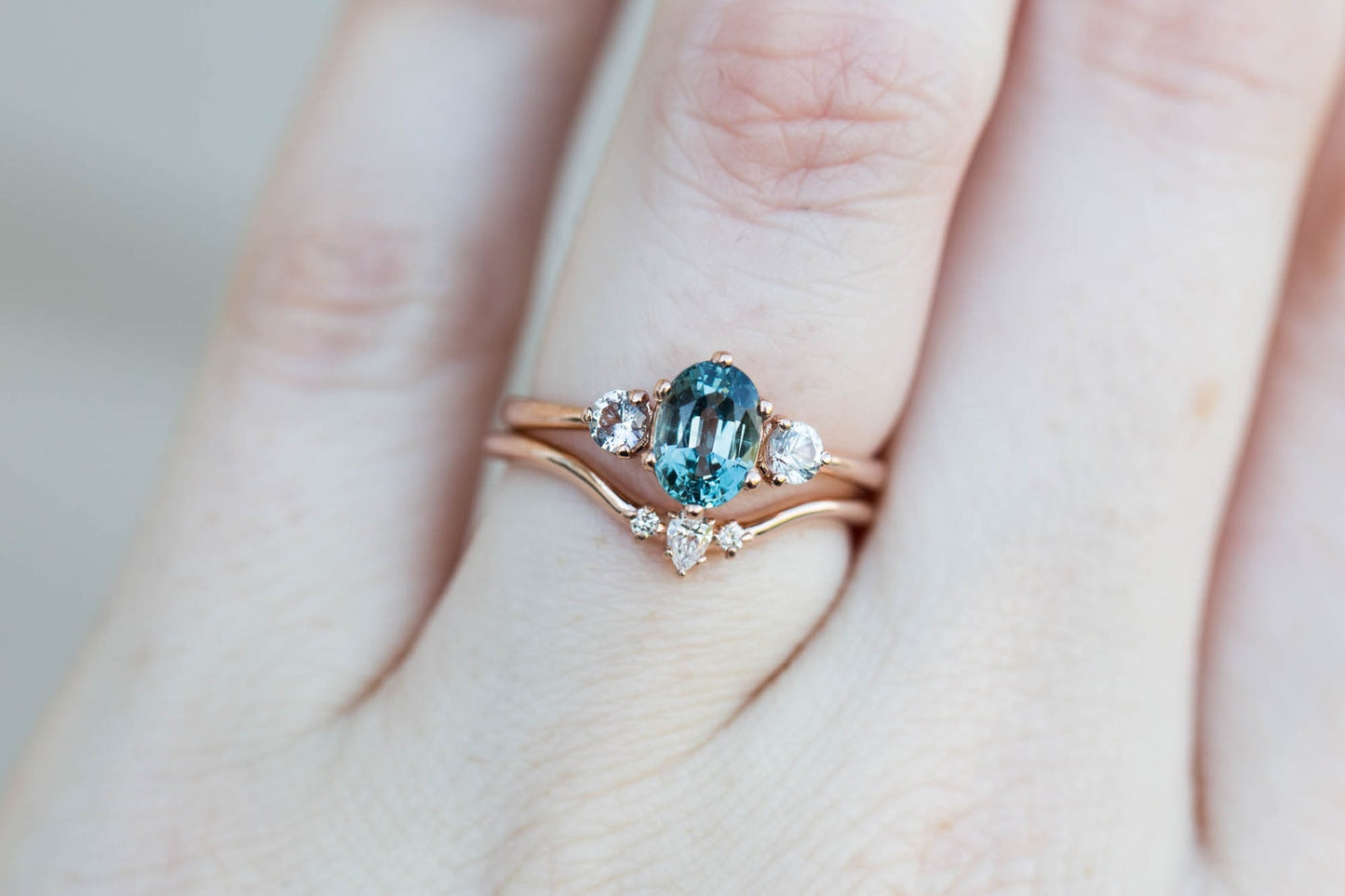 1/2 Carat Oval & Pear Diamond White Gold Flexible Ring – Hillcrest Designer  Jewelry